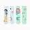 Pack of 2 non-slip socks with Princesses print for girls, blue/green