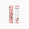 Pack of 2 non-slip socks with Hello Kitty prints for girls, pink/white