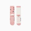 Pack of 2 non-slip socks with Hello Kitty prints for girls, pink/white