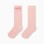 High Socks with Bow for Girls, Pink