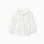 Long-sleeved T-shirt with Ruffle Collar for Girls, White
