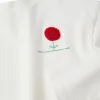 Cotton T-shirt with Ruffles on the Back for Girls 'Flower', White