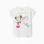 Cotton T-shirt with Minnie and Daisy print for girls, white