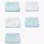 Pack of 5 Briefs for Girls 'Solid' White/blue