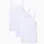 Pack of 3 Cotton Strappy Vest Tops for Girls, White