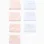 Pack of 7 Cotton Briefs 'Days of the Week' for Girls, White/Pink