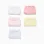 Pack of 5 cotton briefs with star motif for girls, pink/white/yellow