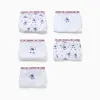 Pack of 5 cotton briefs with Stitch prints for girls, white