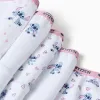 Pack of 5 cotton briefs with Stitch prints for girls, white