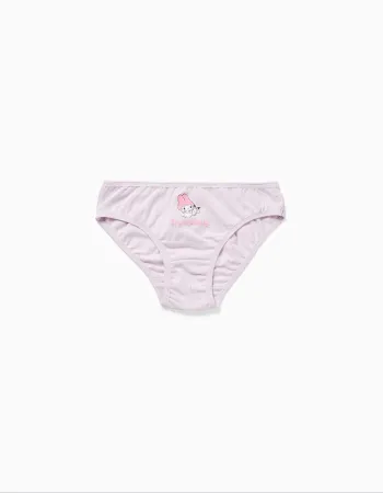 Pack of 5 cotton briefs with Kuromi prints for girls, multicolour