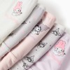 Pack of 5 cotton briefs with Kuromi prints for girls, multicolour