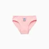 Pack of 5 cotton briefs with Stitch prints for girls, multicolour