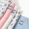 Pack of 5 cotton briefs with Stitch prints for girls, multicolour