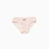 Pack of 5 cotton briefs with Jessie prints for girls, white/pink/blue