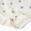 Long sleeve bodysuit with Minnie motif for newborn girls, white