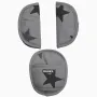 Universal Belt Pads Dooky Grey Stars