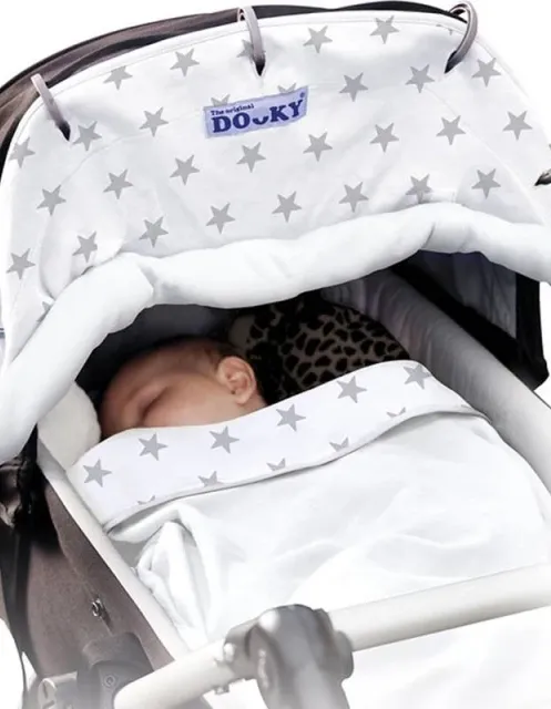 Dooky Universal Cover UPF40 Silver Stars