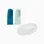 2 Toothbrushes With Case Nattou Blue