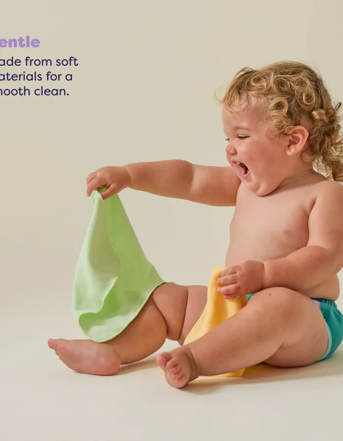 Pack of 10 Reusable Baby Wipes Bambino Mio