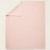Knitted Blanket Plain 75X90Cm Zy Baby Pink