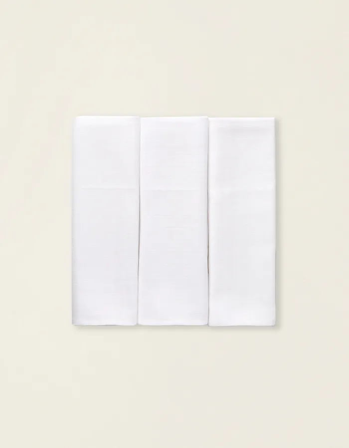 Pack 3 Muslin Squares ZY BABY 65X65cm