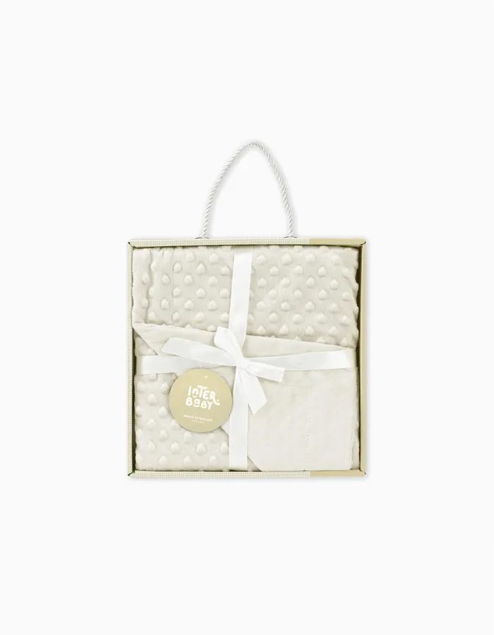 Blanket Interbaby 80X110cm, Bubble Beige