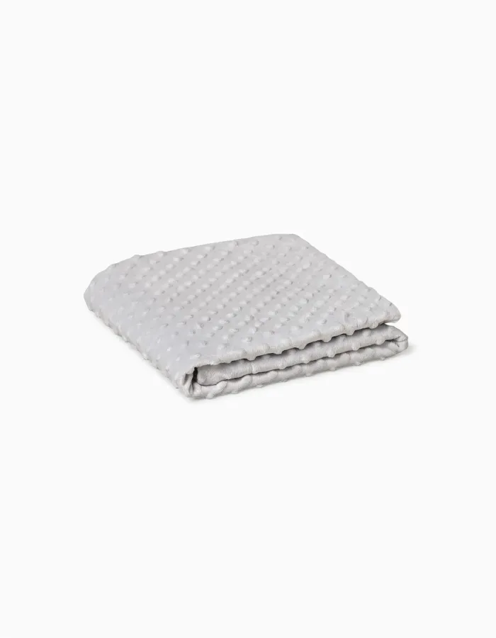 Extra Soft Bubble Blanket Interbaby 80x100 Cm, Grey
