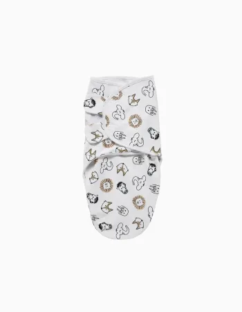 Swaddle Blanket Meyco TOG 1.0 0-3M, Animal Multicolour