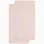 Set of 2 Fitted Sheets Meyco 60X120 cm, Soft Pink
