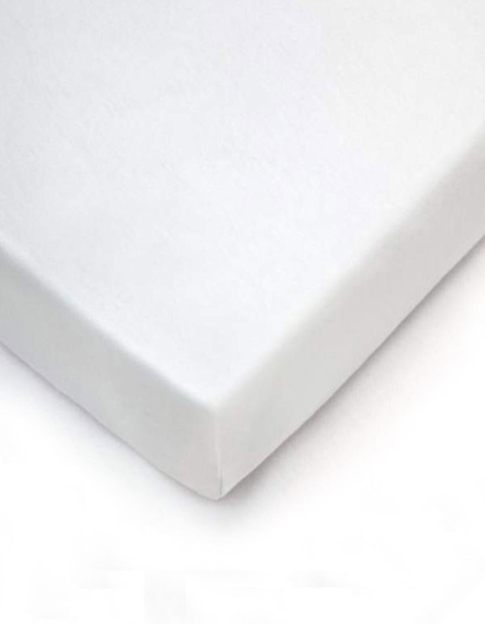 White Cotton Fitted Baby Sheet 70x140 cm Linen Mattress Cot Crib Stuff