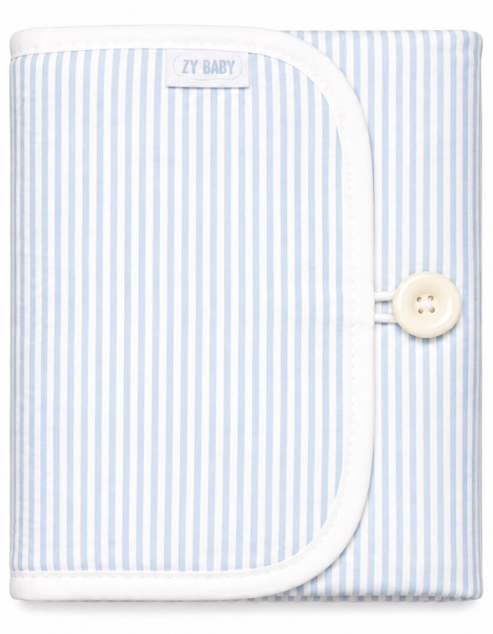 Baby blue changing mat