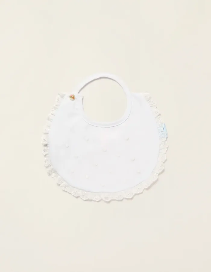 Classic Bib ZY Baby White