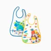 Pack of 2 Interbaby Waterproof Bibs 0M+