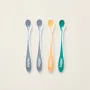 Pack of 4 Nuby Thermosensitive Spoons 3M+, Blue
