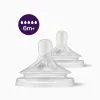 2 Natural Response Silicone Teats Fast Flow T5 Philips Avent 6M+
