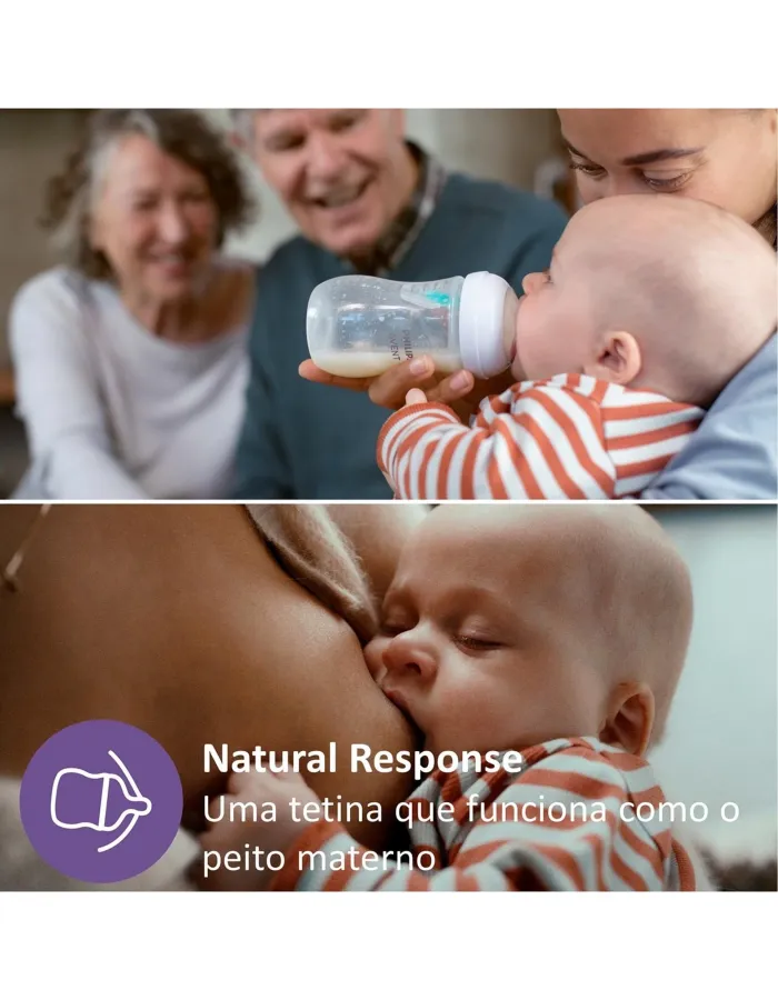 Philips Avent Natural Response Airfree Bottle 260Ml 1M+