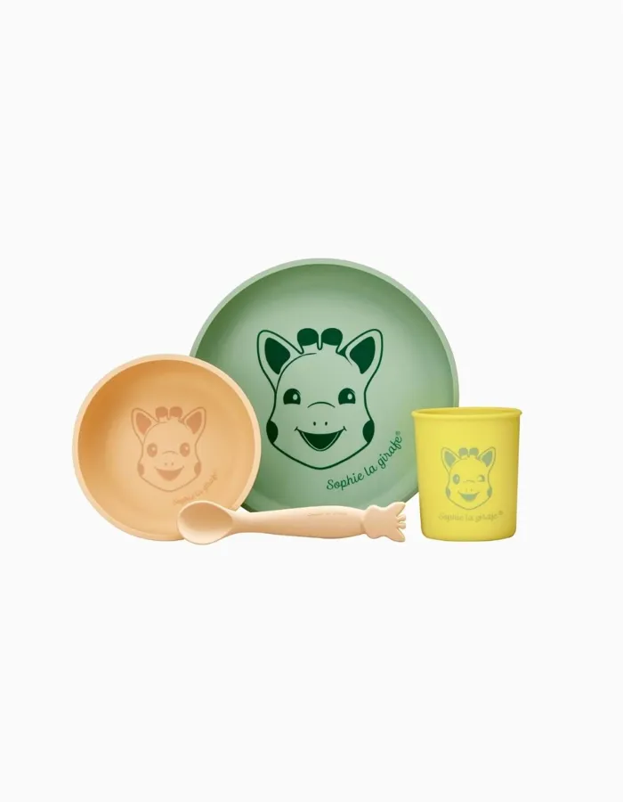 Sophie La Girafe Dining Set 4Pcs 6M+