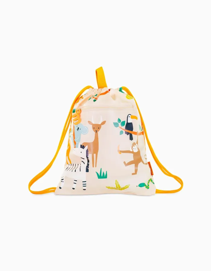 Jungle Waterproof Soft Kiddie Sack by Miniland