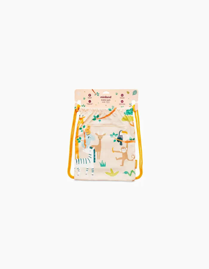 Jungle Waterproof Soft Kiddie Sack by Miniland