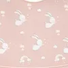 Silicone Bib Rabbits Interbaby, Pink