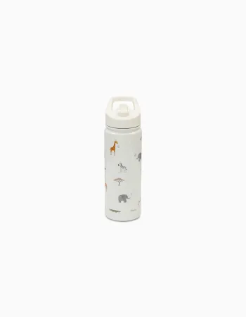 Thermal Bottle with Straw Savanna Interbaby 550 Ml, 36M+