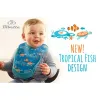 Bibetta tropical fish neoprene bib