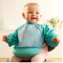 Weaning Bib with Sleeves - Flamingos UltraBib