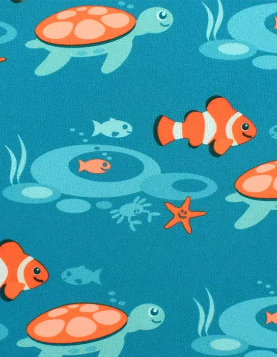 Weaning Bib with Sleeves - Tropical Fish UltraBib