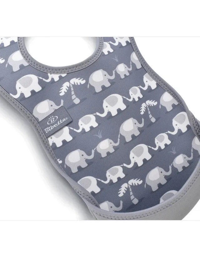 Bibetta Weaning Bib - Elephants UltraBib