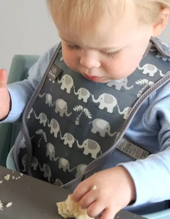 Bibetta Weaning Bib - Elephants UltraBib