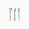 Set of 3 Stainless Steel Cutlery Dreamland Miniland 6M+