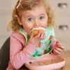 Bibetta Wipe-Easy Bib, Green, Bunny and Vegetable Design, Baby/Kids Apron