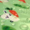 Bibetta Wipe-Easy Bib, Green, Bunny and Vegetable Design, Baby/Kids Apron