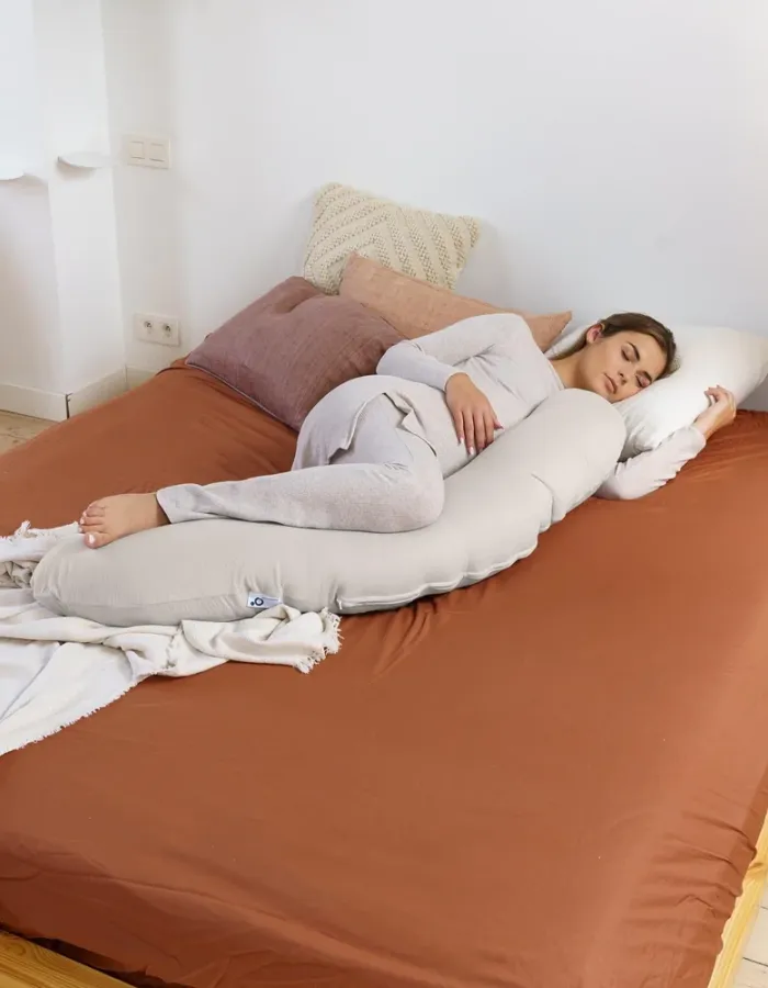 Doomoo Buddy Breastfeeding Pillow Corduroy, Sand
